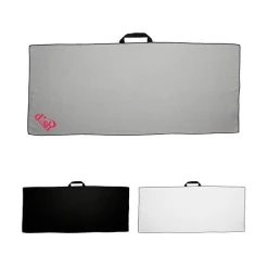 17" X 40" Waffle Caddy Golf Towel W/ Black Loop