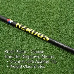 Project X HZRDUS Yellow 75g Driver Shaft Uncut Or W/Adapter Tip - NEW