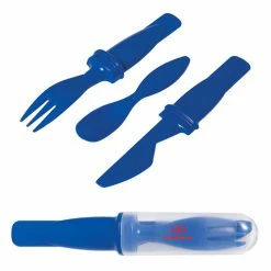 LUNCH MATE CUTLERY SET -Golf Clubs Sales Shop KP6641 Royal Blue Clear Large 92403.1640649484