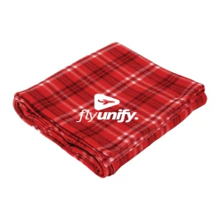 Plaid Fleece Blanket -Golf Clubs Sales Shop SM 8710 1 28723.1640548342