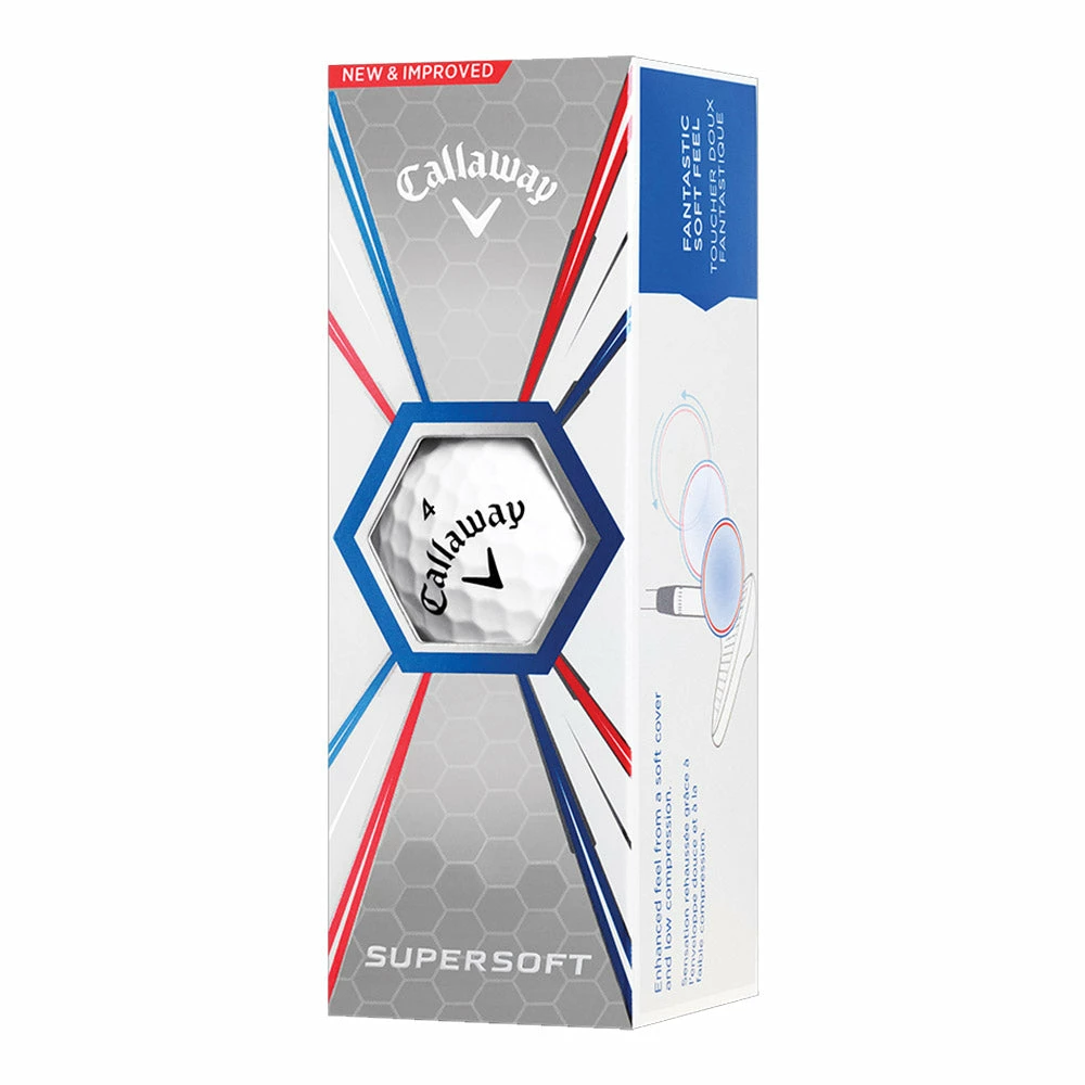 Callaway Supersoft 19 White Golf Balls 4 Callaway Supersoft 19 White Golf Balls - Image 2