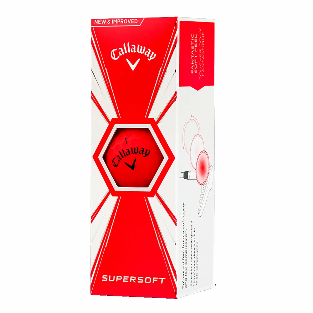 Callaway Supersoft Red Golf Balls 4 Callaway Supersoft Red Golf Balls - Image 2