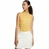 Nike Golf Nike Dri-FIT Striped Sleeveless Womens Golf Polo -Golf Clubs Sales Shop 10272 743DARKSULFUR