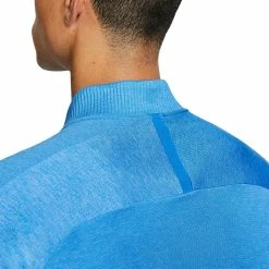 Nike Golf Nike Seamless Statement Mens Golf 1/2 Zip -Golf Clubs Sales Shop 10281 435LTPHOBLUE 2