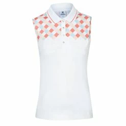 Daily Sports Nilda White Womens Golf Polo