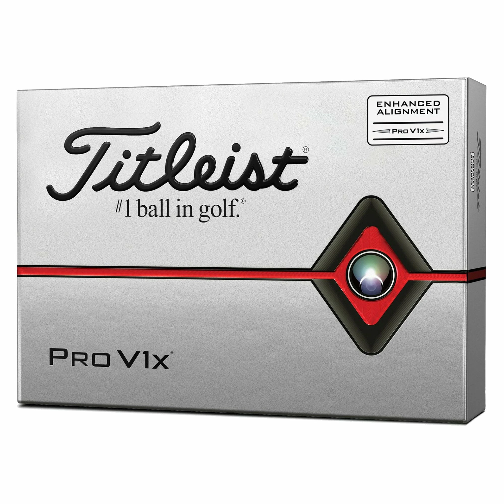 Titleist Pro V1x Yellow Golf Balls - Dozen 2020 3 Titleist Pro V1x Yellow Golf Balls - Dozen 2020