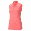 PUMA Golf Puma Daily Mockneck Womens Sleeveless Golf Polo -Golf Clubs Sales Shop 11533 IGNITEPNKHTHR db0030d8 fcee 4b0a b00c c4038a6840ed