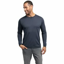 TravisMathew Fink Pullover Mens Golf Shirt -Golf Clubs Sales Shop 11594 VINTAGEINDIGO fa50410a c729 436e a2b6 ffb2061e9eef
