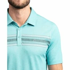 TravisMathew Framingham Mens Golf Polo -Golf Clubs Sales Shop 12302 HTHRLATIGO 2