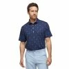 Devereux Proper Threads Luau Mens Golf Polo -Golf Clubs Sales Shop 13000 NAVY