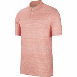 Nike Golf Nike Dri-FIT Vapor Print Mens Golf Polo -Golf Clubs Sales Shop 13128 606PINKQUARTZ
