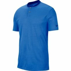 Nike Golf Nike Dri Fit Vapor Textured Blade Mens Golf Polo -Golf Clubs Sales Shop 13131 402PACIFICBLU