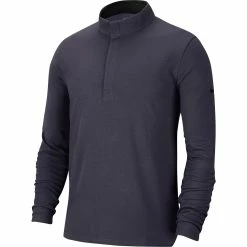 Nike Golf Nike Dri-FIT Victory Mens Golf 1/2 Zip -Golf Clubs Sales Shop 13134 015GRIDIRON