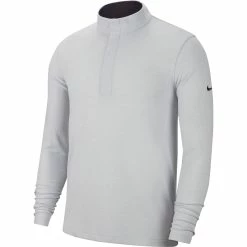 Nike Golf Nike Dri-FIT Victory Mens Golf 1/2 Zip -Golf Clubs Sales Shop 13134 042SKYGREY
