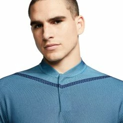 Nike Golf Nike Dri-FIT Tiger Woods Blade Mens Golf Polo 14 Nike Golf Nike Dri-FIT Tiger Woods Blade Mens Golf Polo -Golf Clubs Sales Shop 13192 486BLUEFURY 1