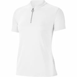 Nike Golf Nike Dri Fit Womens Short Sleeve Golf Polo -Golf Clubs Sales Shop 13300 100WHITE