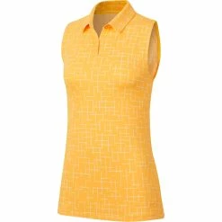 Nike Golf Nike Dri-FIT Fairway Printed Womens Sleeveless Golf Polo -Golf Clubs Sales Shop 13302 845LASERORANG