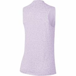 Nike Golf Nike Dri Fit Victory Printed Womens Sleeveless Golf Polo -Golf Clubs Sales Shop 13307 509BARELYGRAP 1