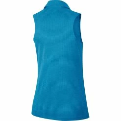 Nike Golf Nike Dri Fit Victory Sleeveless Texture OLC Womens Golf Polo -Golf Clubs Sales Shop 13308 446LASERBLUE 1