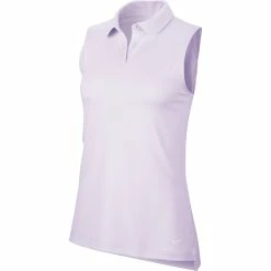 Nike Golf Nike Dri Fit Victory Sleeveless Texture OLC Womens Golf Polo -Golf Clubs Sales Shop 13308 509BARELYGRAP