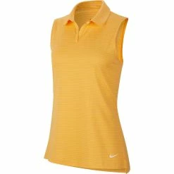 Nike Golf Nike Dri Fit Victory Sleeveless Texture OLC Womens Golf Polo -Golf Clubs Sales Shop 13308 845LASERORANG