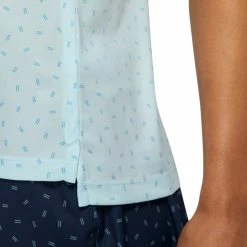 Nike Golf Nike Dri-FIT Victory Printed Womens Sleeveless Golf Polo -Golf Clubs Sales Shop 13309 449TOPAZMIST 2