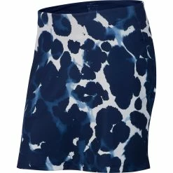 Nike Golf Nike Dri Fit UV Victory Printed 17in Womens Golf Skort -Golf Clubs Sales Shop 13330 492BLUEVOID