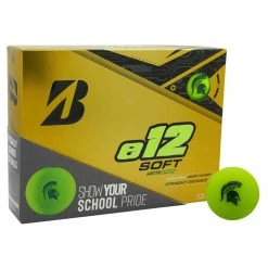 Bridgestone E12 SOFT Michigan State Spartans Golf Balls - Dozen
