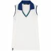 Polo Ralph Lauren Polo Golf White & Royal Cricket Womens Sleeveless Golf Polo 2 Polo Ralph Lauren Polo Golf White & Royal Cricket Womens Sleeveless Golf Polo -Golf Clubs Sales Shop 14430 PUREWHITE