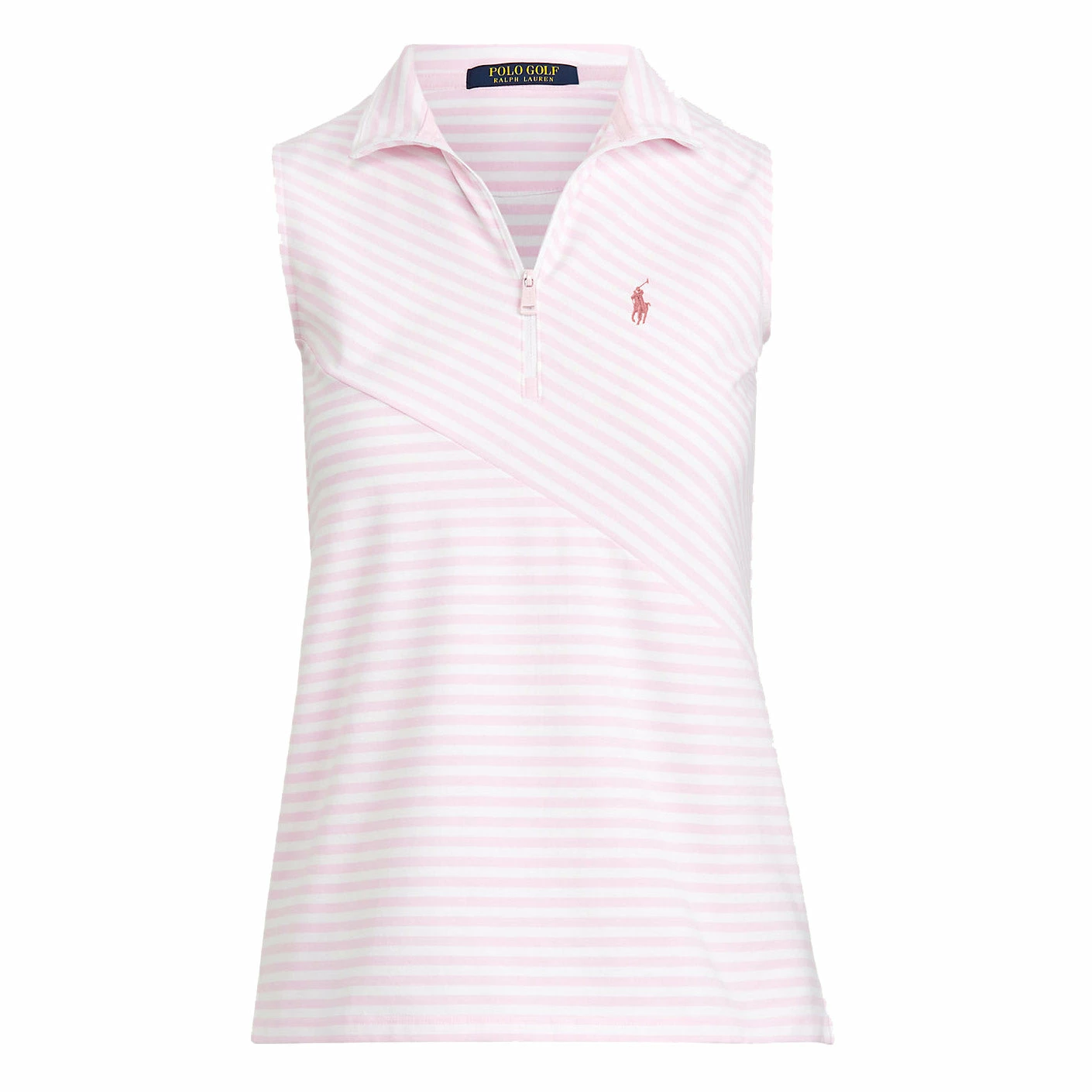 Polo Ralph Lauren Polo Golf Ralph Lauren Striped Womens Golf Sleeveless 1/4 Zip 6 Polo Ralph Lauren Polo Golf Ralph Lauren Striped Womens Golf Sleeveless 1/4 Zip - Image 4