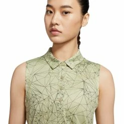 Nike Golf Nike Dri-FIT Fairway Womens Sleeveless Golf Polo -Golf Clubs Sales Shop 15785 MEDOLIVE222 1