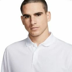 Nike Golf Nike Dri-FIT Victory Soft Mens Golf Polo -Golf Clubs Sales Shop 15822 WHITE100 1 7b422775 46c2 4516 94f0 bd84a2fa2e0a