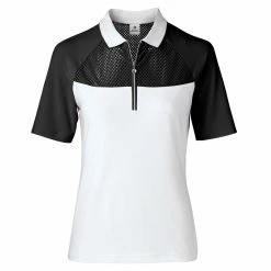 Daily Sports Domia Black Womens Golf Polo