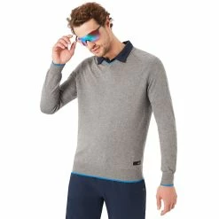 Oakley Linksmen Mens Golf Sweater -Golf Clubs Sales Shop 17713 HEATHERGREY