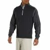 FootJoy Tonal Heather Mid-Layer Mens Golf 1/2 Zip -Golf Clubs Sales Shop 17794 BLACK 972fc6df f475 45a5 a1fa 80bb8e2b69e0