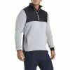 FootJoy Sweater Fleece Mens Golf 1/2 Zip -Golf Clubs Sales Shop 17796 HTHRGREYBLACK 416616ed c410 495b b50b 3653e0416c98