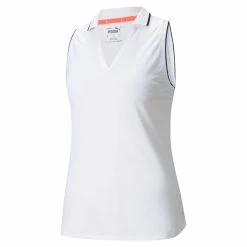 PUMA Golf Puma MATTR Sprinter Womens Golf Polo -Golf Clubs Sales Shop 17804 WHITEHEATHER cdcad592 1375 43ed 852a 8e2d7e57dca5