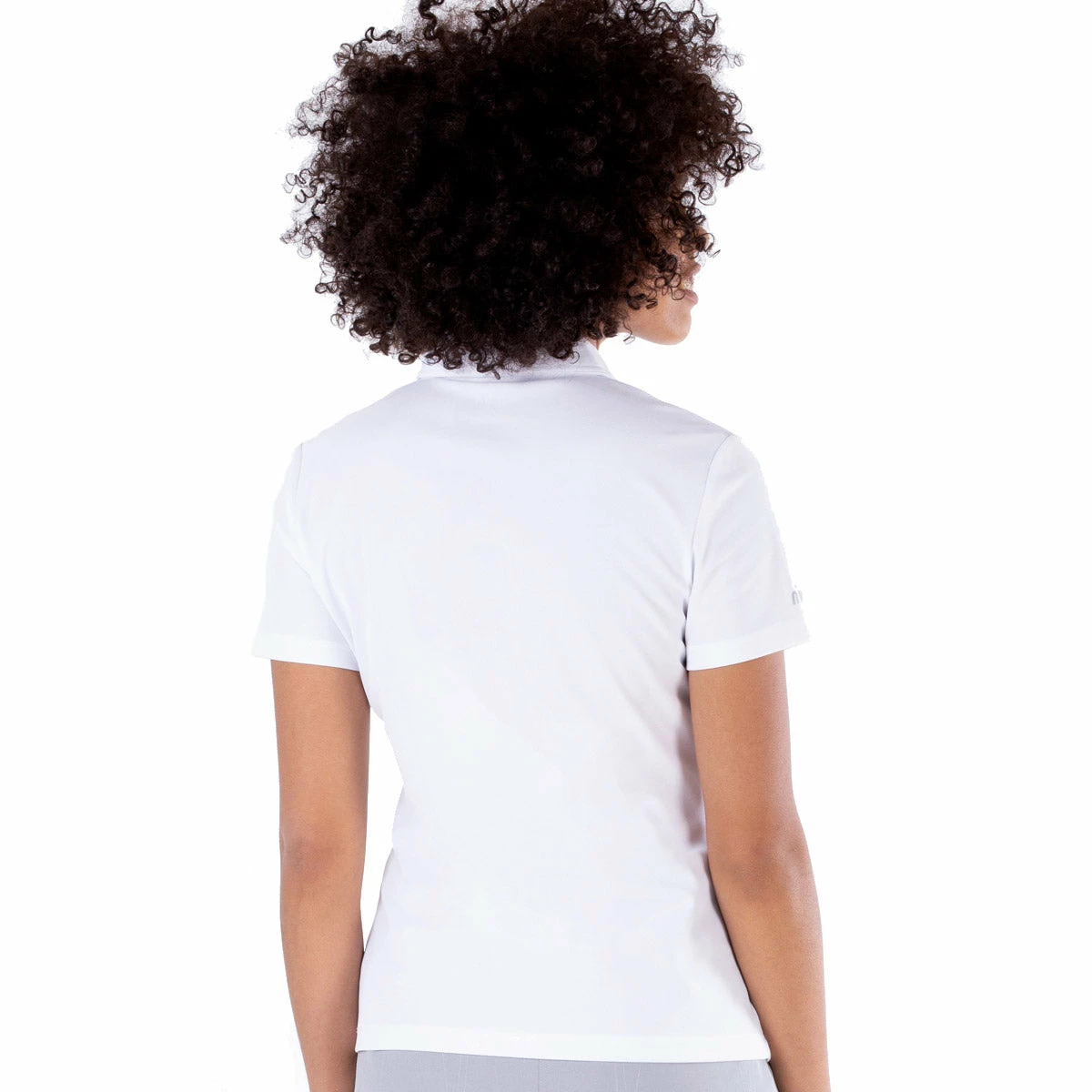 NVO Nila White Womens Golf Polo 4 NVO Nila White Womens Golf Polo - Image 2