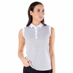 NVO Dottie Womens Sleeveless Golf Polo -Golf Clubs Sales Shop 18457 WHITE100 c7869fbd e361 4888 89e7 06bbdb6763ea
