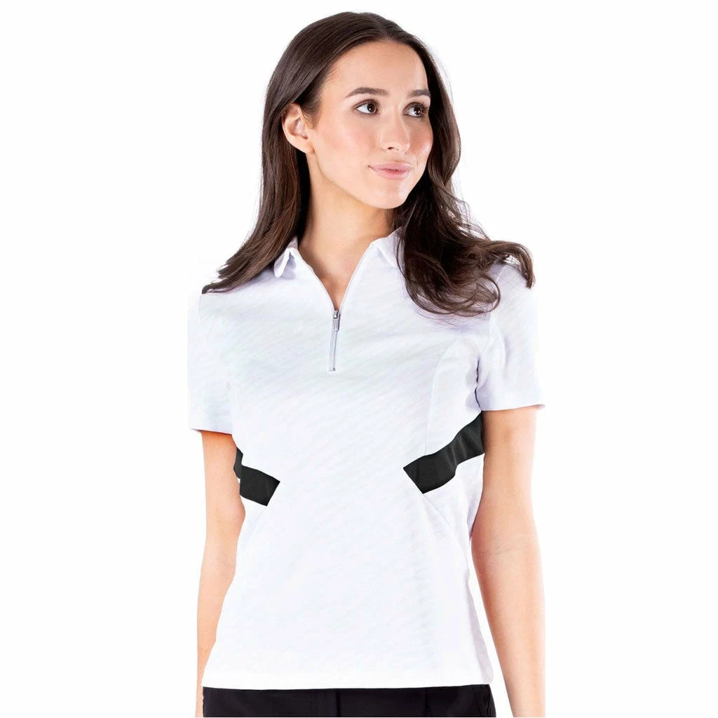 NVO Dyna White Womens Golf Polo 3 NVO Dyna White Womens Golf Polo