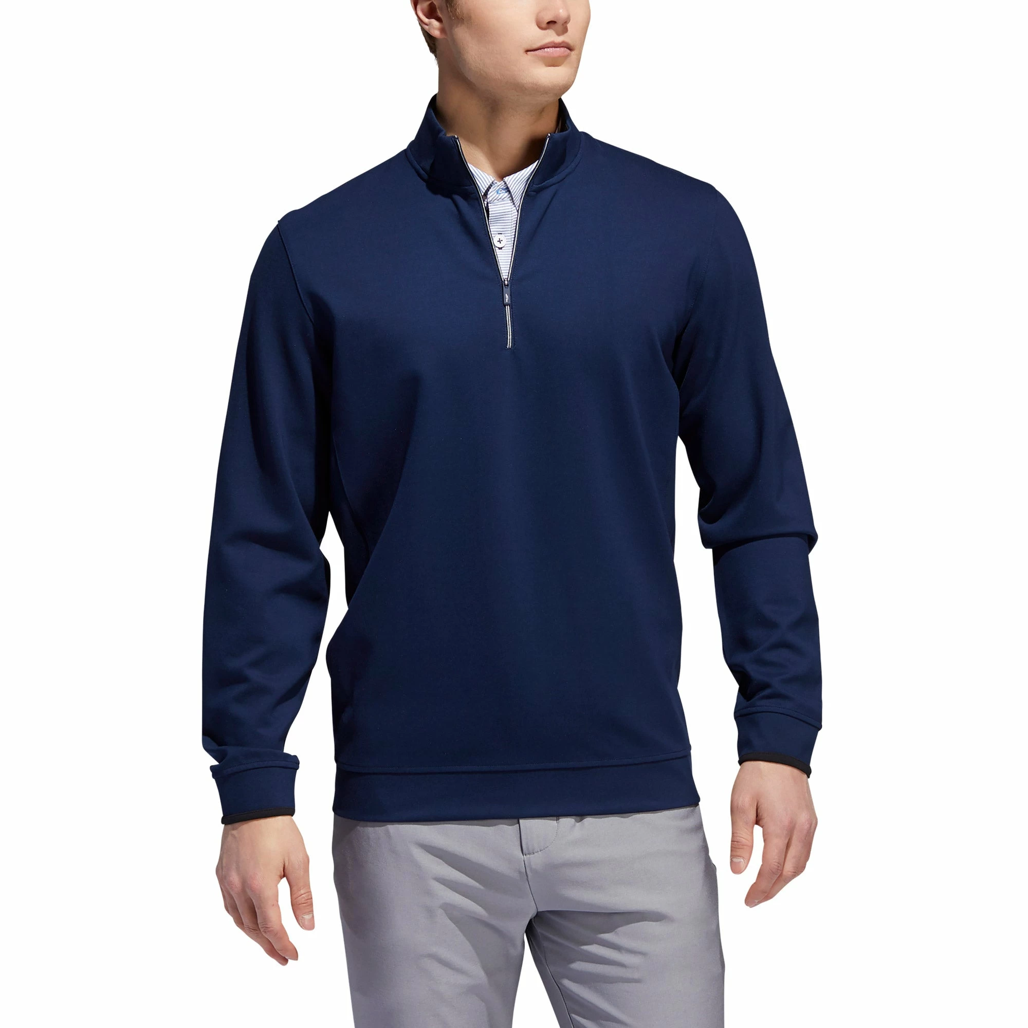 Adidas Golf Adidas Adipure Modern Tech Navy Mens Golf 1/4 Zip 3 Adidas Golf Adidas Adipure Modern Tech Navy Mens Golf 1/4 Zip