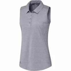 Adidas Golf Adidas Ultimate365 Grey Womens Golf Polo