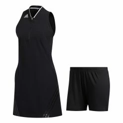 Adidas Golf Adidas 3-Stripes Sports Womens Golf Dress -Golf Clubs Sales Shop 18769 BLACK 3 1161fb84 32f0 4272 8be2 22c464699a9c