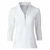 Daily Sports Patrice 3/4 Sleeve White Womens Golf Polo -Golf Clubs Sales Shop 18883 WHITE100 a4aca882 8585 4cf1 aeea d407c9e28730