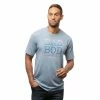 TravisMathew Dad Bod Heather Federal Blue Mens Golf T-Shirt -Golf Clubs Sales Shop 19492 HTHRFEDRALBLU