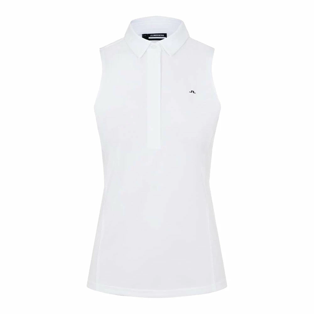 J.Lindeberg J. Lindeberg Dena Womens Sleeveless Golf Polo 2021 6 J.Lindeberg J. Lindeberg Dena Womens Sleeveless Golf Polo 2021 - Image 4