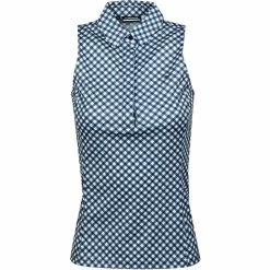 J.Lindeberg J. Lindeberg Dena Printed Womens Sleeveless Golf Polo 2021 -Golf Clubs Sales Shop 19689 GINGHAMNVYWHT d08c8fab d40e 43c9 92a9 3fa61e74c1c3