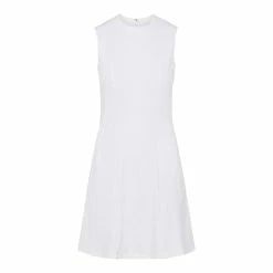 J.Lindeberg J. Lindeberg Jasmin Womens Sleeveless Golf Dress 12 J.Lindeberg J. Lindeberg Jasmin Womens Sleeveless Golf Dress -Golf Clubs Sales Shop 19698 WHITE