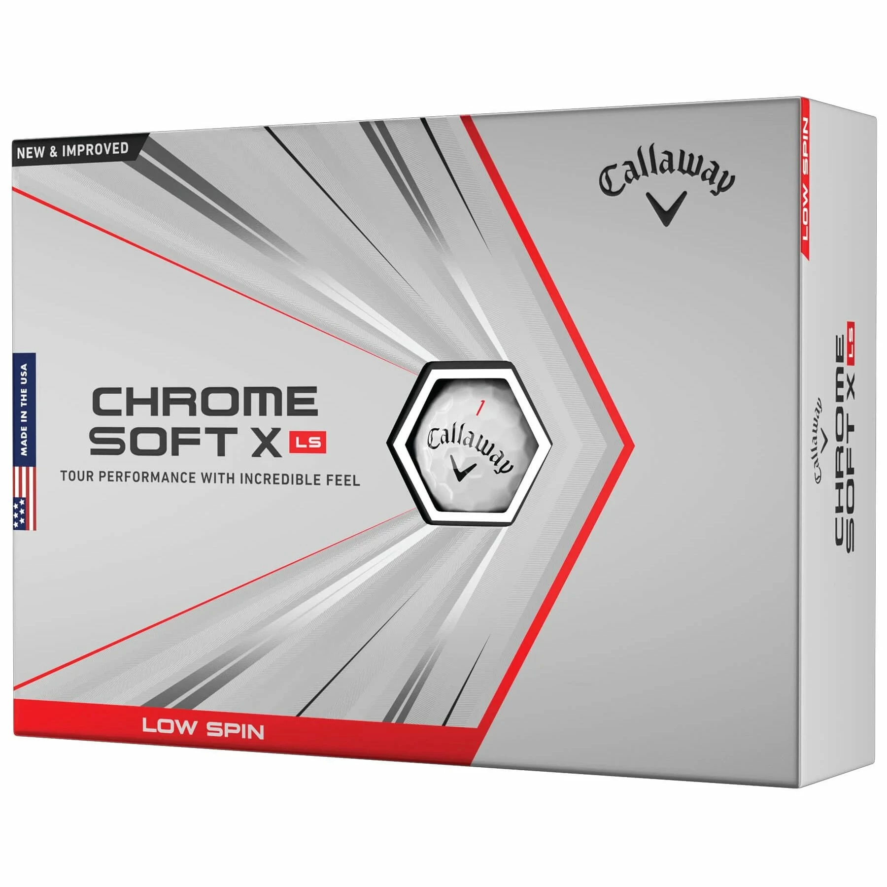 Callaway Chrome Soft X LS Golf Balls - Dozen 2021 3 Callaway Chrome Soft X LS Golf Balls - Dozen 2021