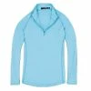 Polo Ralph Lauren RLX Ralph Lauren UV Protection Hammond Blue Womens Golf 1/4 Zip -Golf Clubs Sales Shop 20200 HAMMNDBLU003